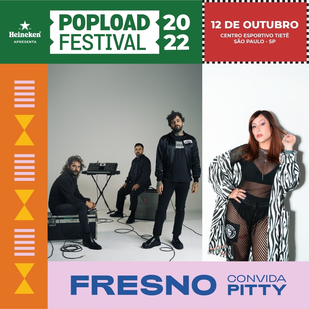 Popload Festival divulga horários e anuncia show de Fresno e Pitty