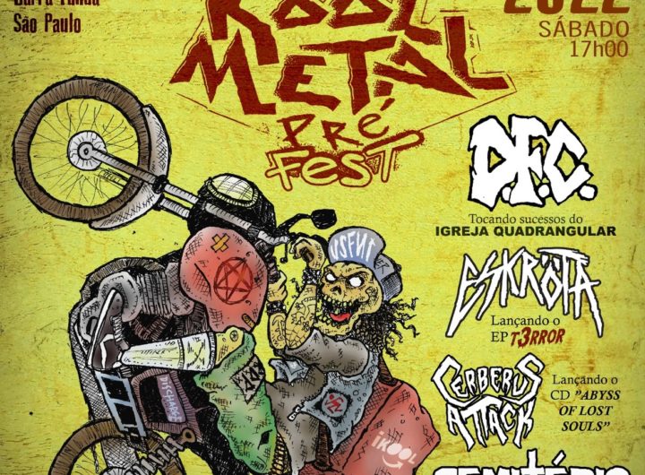 Kool Metal Pré Fest - Arte do cartaz: Túlio DFC