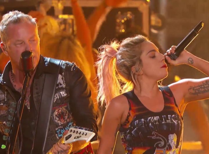 Metallica e Lady Gaga no Grammy 2017