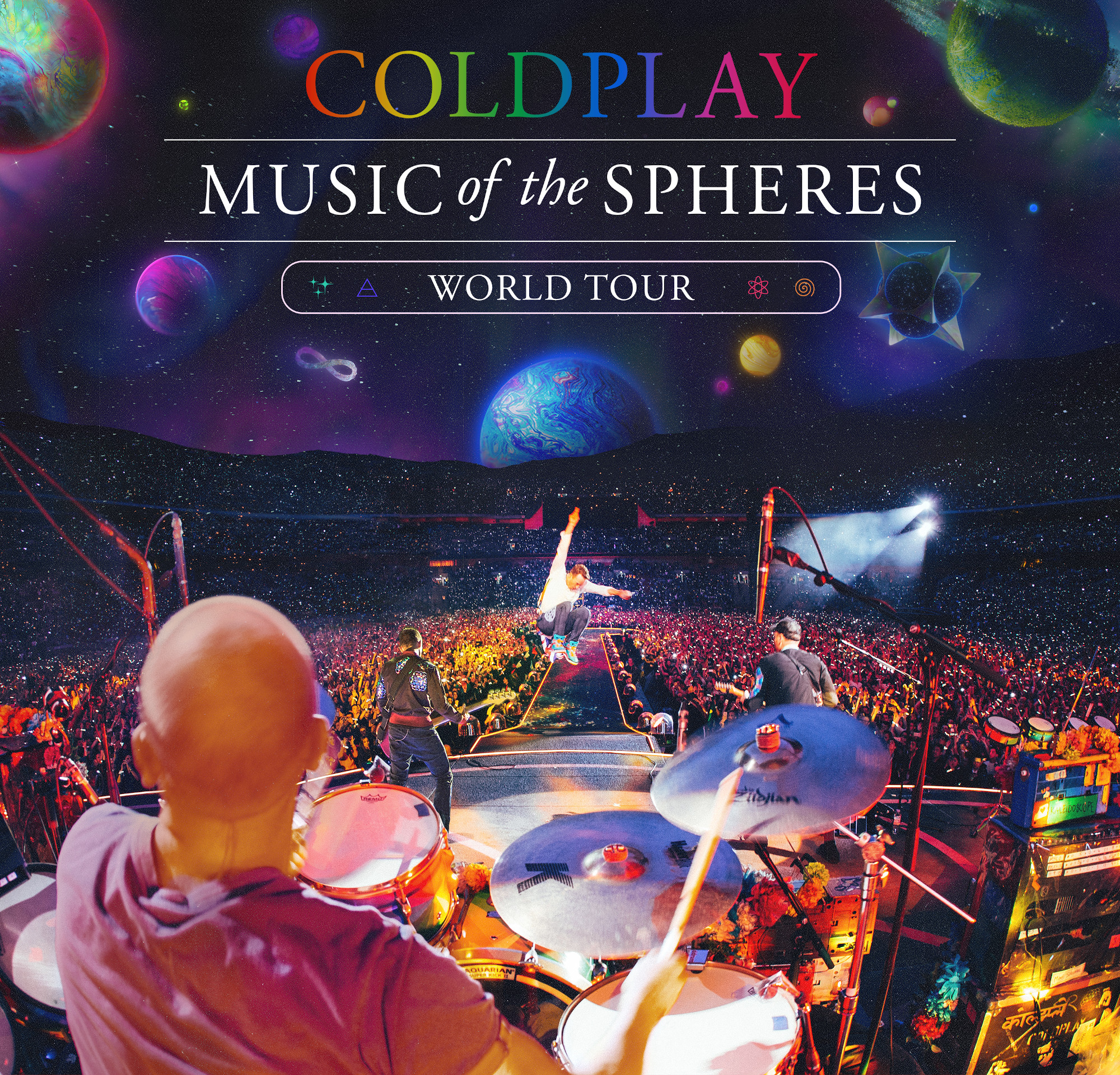 Music of the Spheres é a turnê mais histórica do Coldplay