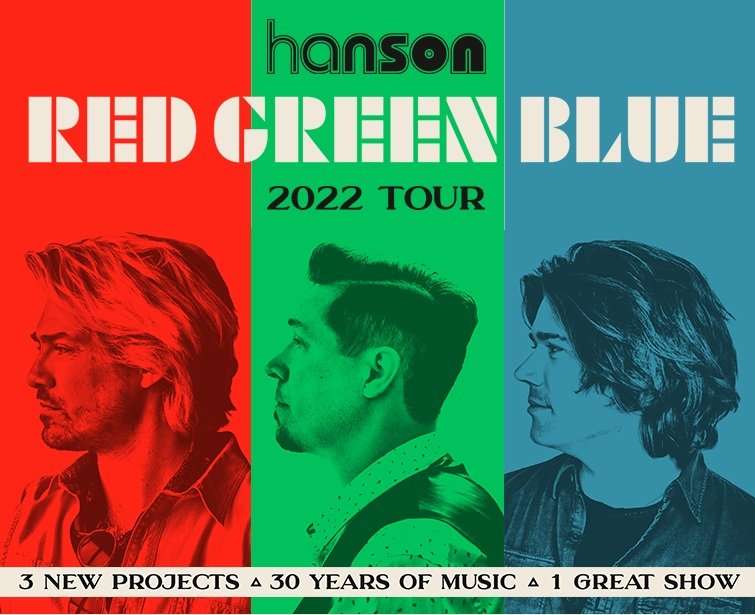 red green blue tour setlist