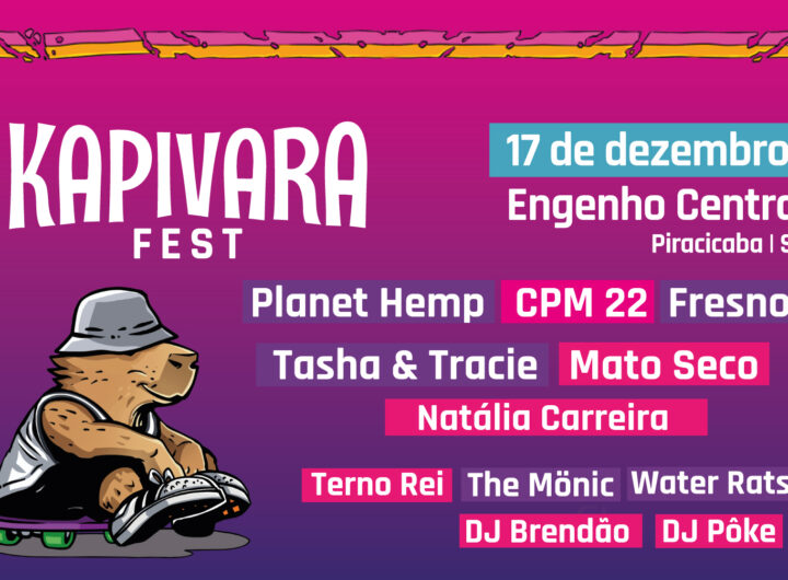 line up do kapivara fest em piracicaba dia 17 de dezembro