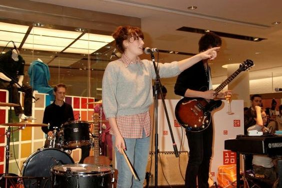 Florence Welch com a The Machine em 2007