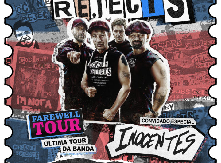 cockney rejects, banda se apresenta em são paulo no dia 29 de abril