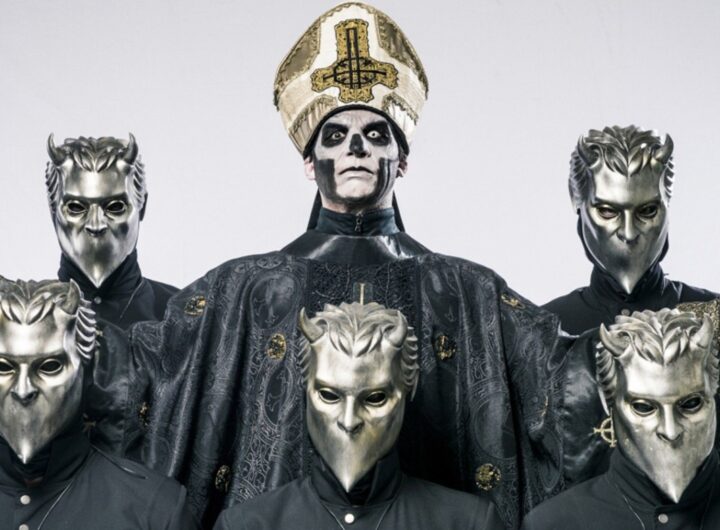 Foto da banda GHOST que virá ao brasil em 21 de setembro