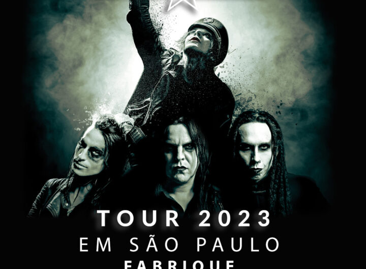 flyer do show da banda deathstars em são paulo