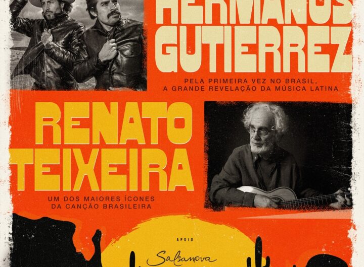 hermanos gutiérrez em show no Brasil com renato teixiera