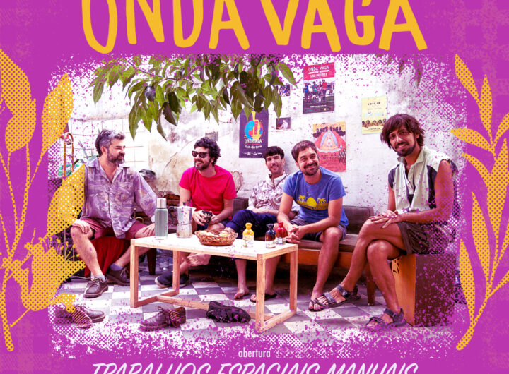flyer do show da banda onda vaga no brasil