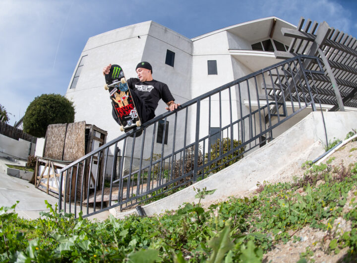 cena do clipe do metallica com participação do skatista felipe nunes