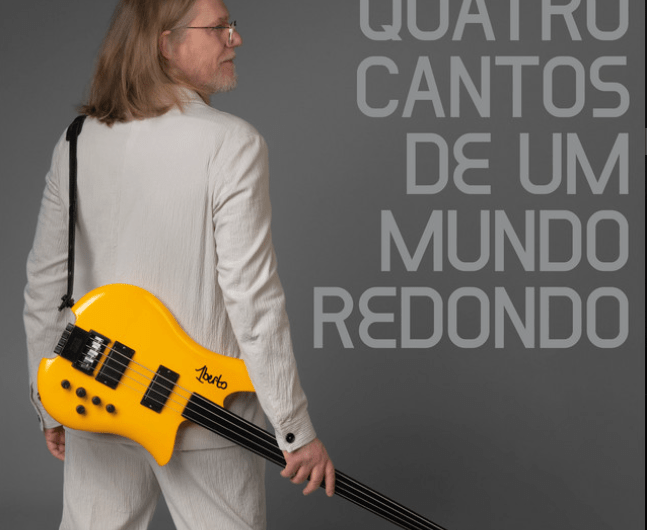 capa de quatro cantos de um mundo redondo, novo álbum de humberto gessinger