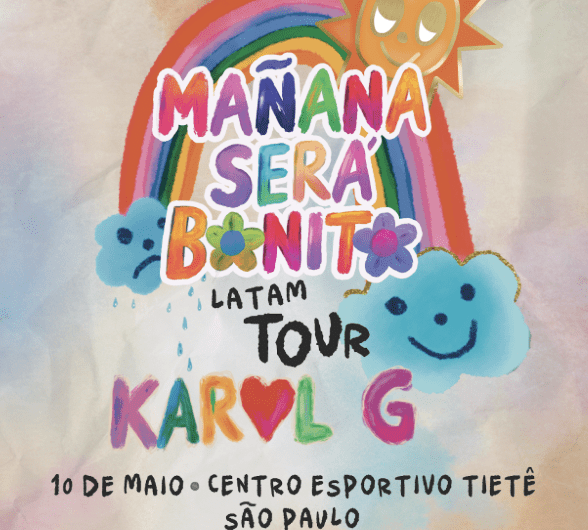 karol g cartaz do show no brasil