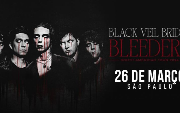 Black Veil Brides Bleeders Tour / Poster de divulgação