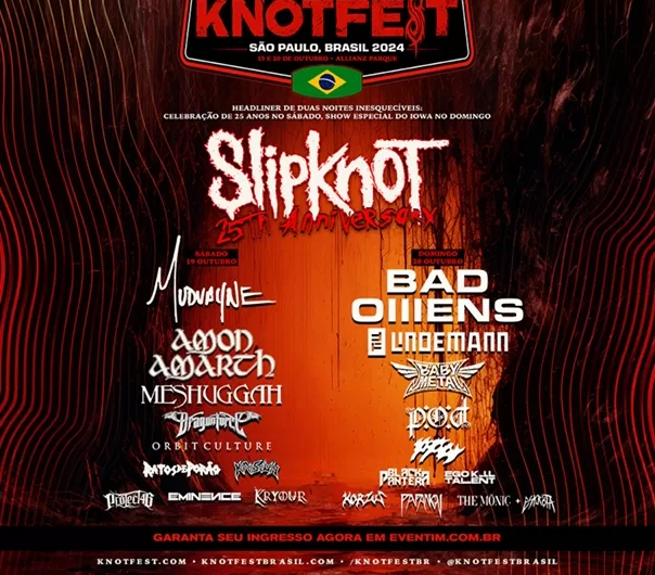 flyer knotfest brasil 2025