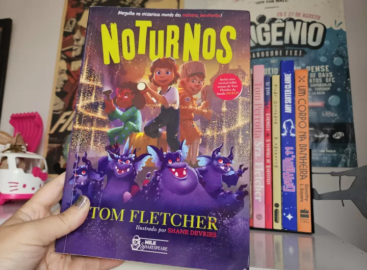 capa do livro noturnos, de tom fletcher, publicado no Brasil pela Faro Editorial