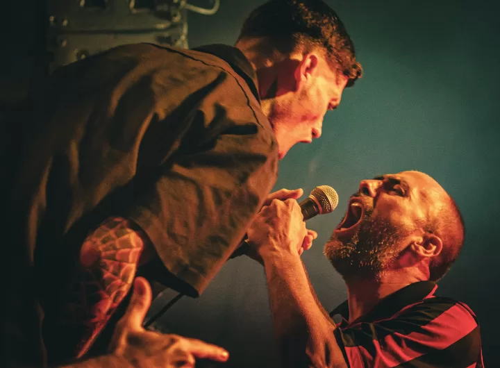 Earth Crisis no NDP Fest (Créditos: Raíssa Corrêa/Sonoridade Underground)