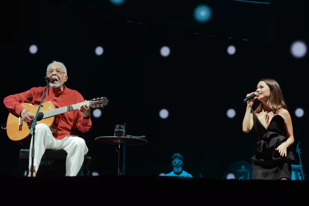 Gilberto Gil e Sandy (Créditos: Danilo Costa @danilo.costafotografia/Musicult)