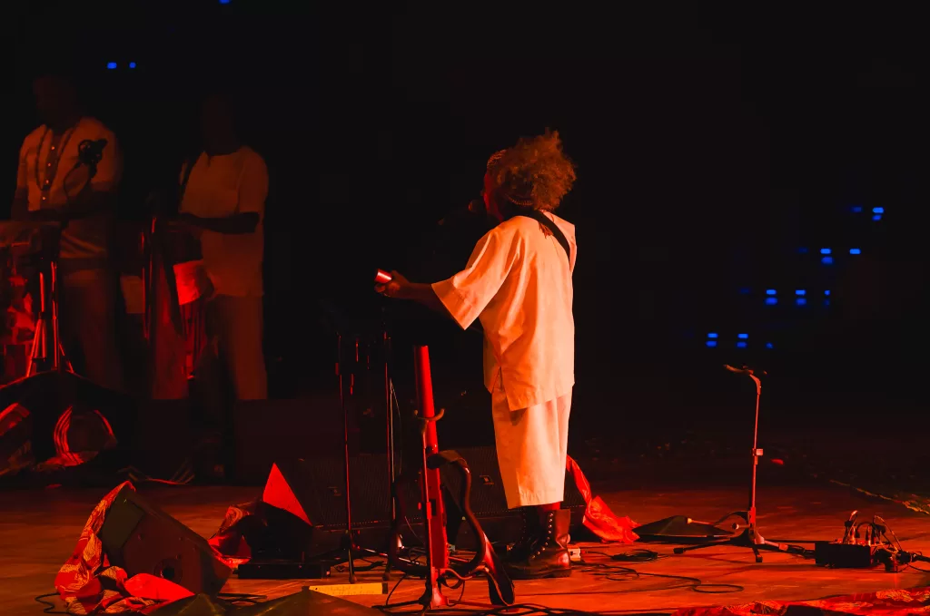 Chico César e Aguidavi do Jêje (Créditos: Daiana Oliveira/Musicult)