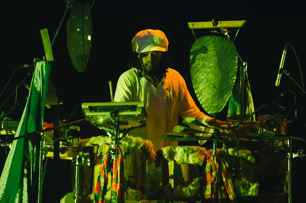 Chico César e Aguidavi do Jêje (Créditos: Daiana Oliveira/Musicult)