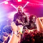 The Maggots, um tributo ao Slipknot, fez um dos melhores shows do domingo. Foto: Marlon Alves