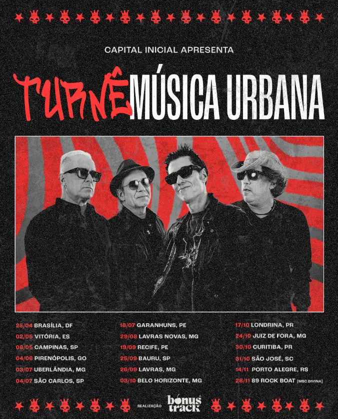 turnê música urbana