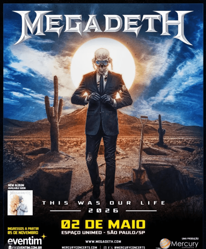 megadeth são paulo 2026